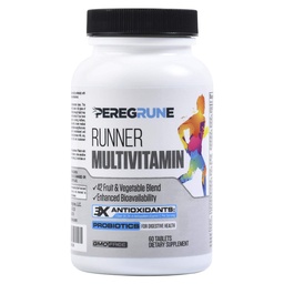 Runner Multivitamin – Health/Running Recovery에 대한 항 산화제와 함께 비타민을 설계 – Endurance, Energy – Probiotics, Whole Foods – 공인 된 실행 보조 식품