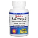자연적인 요인 - Rx Omega-3 요인 소형 젤, EPA 350mg, DHA 140mg의 지원 심장 혈관 건강, 60 연약한 젤