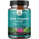 Liver Cleanse Detox & Repair - N Acetyl Cysteine Supplement for Liver, Choline, Dandelion & L-Glutathione