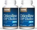 Jarrow Formulas Citicoline (CDP 콜린) 250 mg - 120 캡슐, 2 팩 - 지원 뇌 건강 및 관심 성능 - 최대 240 총 서빙