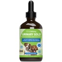 애완 동물 웰빙 개를위한 유린 골드 - Vet-Formulated Multi-Herb Urinary Tract Support - Bladder Health & Urinary System Wellness - Holistic Dog Supplement - 액체 포뮬러 4 oz (118 ml)