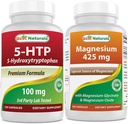 제일 자연적인 5-HTP (5 hydroxytryptophan) 100 mg & 마그네슘 글리세라이드 425 mg