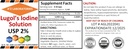 A2Z 유기 Lugol의 Iodine와 칼륨 Iodide 2% 해결책 3000 mcg - 여성 & 남자를 위한 Thyroid 지원을 위한 액체 보충교재 하락, 대사 건강, Detox Boost -16 Fl Oz/USA/Ships 오늘! (1)