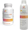 VH는 Prebiotics와 Cranberry Feminine 건강 보충교재를 가진 Probiotics - 120의 캡슐 및 개인적인 Cleansing 살포 뭉치를 근본적으로 합니다