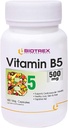 Panihari Biotrex Nutraceuticals 비타민 B5, 500 mg -60 Veg 캡슐