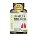 Lung Health & Immune Support Supplement - Lung Cleanse and Detox with Immunity Vitamins For Better Lungs, Immune Defense, Clear Lungs & amp; Quercetin & Cordyceps를 포함한 깊은 호흡. 2 달 공급