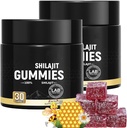 Himalayan 골드 그레이드 Shilajit Gummies 남성 & 여성 혈액에 대 한 마누카 꿀 | 오렌지 오일 맛 | 85 + Trace Minerals & Fulvic Acid for Focus & Energy Healthy Gummies -30 Count (2)