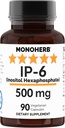MONOHERB IP-6 Inositol Hexaphosphate 캡슐 당 500 mg - 90의 Veg 캡슐