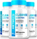 (3개의 팩) Ketosyn Cleanse & Detox 캡슐, 진보된 체중 감소를 위한 Ketosyn 알약, 최대 힘 Keto 혼합 지원 보충교재, Keto Syn 내부 정화 Pastillas 검토 (180의 캡슐)