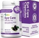 눈 배려 캡슐, 60 Lutein 20mg의 팩 및 Maqui Berry 60mg 서빙, 성인을 위한 눈 건강 보충교재