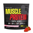 COLOSSAL LABS 근육 단백질 Whey 분말 [1의 5개 lbs/Pack] - 냉각된, 25g 순수한 단백질, 6.6g BCAAs (5LB, 딸기 포장)