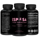 여성을위한 Esposa 여성 리비도 부스터 - Reignite Passion, 증가 에너지 & 감도, Boost Mood & Desire - Horny Goat Weed와 함께 미국 천연 여성 증진 알약 - 60 캡슐