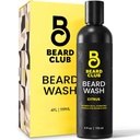 Beard Club Citrus Beard & Face Wash–모든-in-One Cleanser, Softens & Nourishes 얼굴의 머리, Hydrates & Cleans 피부, Paraben & Sulfate-Free