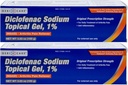 GeriCare Topical 관절염 진통 젤 Diclofenac 나트륨 1% (NSAID) 손 손목 팔꿈치 발 발 발 발 발 발 발목 무릎 여분 Strength 고통 Reliever 항염증제 관절염 고통 치료, 3.53oz (2 팩)