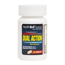 HealthA2Z® Dual Action Pain Relief | 아세타미노펜 250mg & Ibuprofen 125mg (NSAID) | 두 가지 치료제, Fever & Backache Relief | 통증 Reliever & Fever Reducer | 80 Caplets