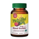 MegaFood Blood Builder Iron Supplement for Women & Men - 부작용없이 철 레벨을 늘리십시오 - 피로 - 비타민 B12, Folic Acid & Vitamin C - Vegan - 60 미니 태블릿 (30 인분)