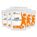 BulkSupplements.com 5-HTP 분말 - 5-Hydroxytryptophan, 5 HTP 보충 - 5-HTP 200mg, 무드 지원 보충 - 글루텐 무료, 서빙 당 200mg, 5kg (11 파운드) (포장 5)