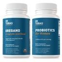 Tobias Oregano 박사와 여성을위한 Caprylic 산성 혼합 및 Probiotics - Gut, Immune 및 Urinary Health, Non-GMO 지원