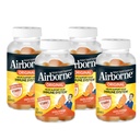 성인을 위한 Airborne 750mg 비타민 C 면역 지원 보충교재 Gummies, 과민한 오렌지 풍미, 강력한 산화 방지제 비타민 A C & E, 63 Gummies (4 팩)를 가진 글루텐 자유로운 Crafted 혼합