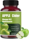 Apple Cider Gummy-Apple Cider Vinegar B12 Multivitamin, 자연 애플 Cider Vinegar Gummies - Vinagre de Sidra de Manzana Gomitas - Vegan & Gluten-Free - 60 구미 (1)
