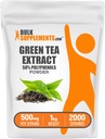 BulkSupplements.comgreen 차 추출물 분말 - 50% 폴리페놀 보충교재, EGCG 보충교재 - Gluten는, 봉사 당 500mg, 1kg (2.2 lbs) (1의 포장을 해방합니다)