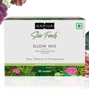Kapiva Skin Foods Glow Mix | Ayurvedic Skin Supplement, Collagen Powder | Glowing & Healthy Skin 스킨 케어 (30 Sachets)