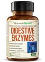 Digestive Enzymes - Probiotic Multi Enzyme (Enzimas Digestivas) - 독특한 Makzyme-Pro 포뮬러와 소화, Bowel Movement & Nutrient 흡수를위한 고급 효소. 60의 모자
