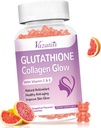 Glutathione 교원질 놀 Gummies, 비타민 C, E, 여자, 피부 관리, 노화 방지, 자몽 맛, 60 조사를 위한 글루타티온 보충교재를 가진 교원질 Gummies