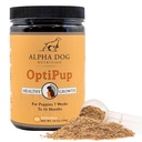 Alpha Dog Nutrition OptiPup All-in-1 Puppy Multivitamin Contains 31 Superfoods 포함 Probiotics 및 Prebiotics for Digestive Support, Skin & Immune 건강, 최적의 성장 (60 인분)