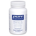 순수한 캡슐에 넣기 비타민 D3 125 mcg (5,000 IU) - Bone, 합동, Breast, 심장, 콜론 및 면역 건강*를 지원하는 보충교재 - 비타민 D - 250의 캡슐에 넣기