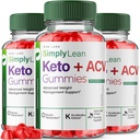 rize lab (Pack of 3 simply Lean Keto + ACV Gummies for Advanced Weight Loss, Dietary Supplement, 최대 힘 Gomitas, 고급 공식 검토 (180 Gummies)
