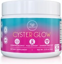 Cyster Glow 프리미엄 Myo-Inositol 및 D-Chiro Inositol 분말 여성을위한 PCOS 보충 -Ideal 40 : 1 비율 - Hormone 균형, 불임, 건강한 Ovarian 기능 - 비타민 B8-30 일 공급