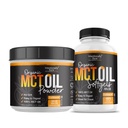 Intentionally 벌거 벗은 MCT 기름 분말 (50의 서빙) 및 MCT 기름 캡슐 뭉치