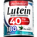 FITO MEDIC'S Lab | 루테인 |180 캡슐 |40mg| 루테인 40mg | 루테인과 제사잔틴 보충제 | 농축 추출물 | 루테인 40mg | 루테인과 제사잔틴 | zeaxanthin | 매우 높은 흡수.