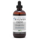 울트라 실버® 콜로이드 실버 | 5,000 PPM, 8 Oz (236mL) | 배 (2) 4 Ounce 유리 병 | 미네랄 보충 | True Colloidal Silver - Dropper
