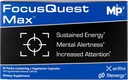 FocusQuest Max Focus는 확장 된 릴리스 카페인과 L-Theanine, 에너지 및 생산성을위한 Nootropic 보충 - Vegan, Gluten-Free 전문가, 학생, 바쁜 엄마 및 피트니스