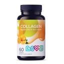 LIVS Collagen Gummies for Women & Men | 다 교원질 펩티드 - 가수분해된 교원질 펩티드 | 피부, 머리, 못 & 합동을 위한 교원질 분말 대안 | 글루텐 자유로운 100mg 바다 교원질/Dose