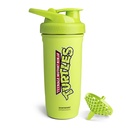 Smartshake TMNT 강화 스테인리스 단백질 셰이커 병 - 비 절연 Unisex 체육관 병 | 금속 셰이커 병 - 900 ml | 30 oz - 누설 나사 -에 뚜껑 - BPA 무료 | (밝은 녹색)