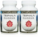 Triphala Guggul 초본 보충교재, Ayurveda 초본 보충교재, 소화 건강 & 지원, Triphala 분말 캡슐, 240 조사 (2 팩), 프리미엄 서비스의 25 년
