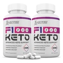 Justified Laboratories (2 팩 F1 Keto 알약 1275MG 새로운 & 개량된 공식은 사과 Cider Vinegar 여분 처녀 올리브 기름 분말 녹차 잎 120의 캡슐을 포함합니다
