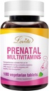 Lovita Prenatal Multivitamins - 전, 동안 포괄적 인 영양 지원, 그리고 포스트 임신 - 180 채식 정제