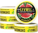 LyvWel 225mg 카페인 에너지 파우치 - 수박 아이스 5-팩 (75 파우치) - 재생 에너지 및 초점 - Guarana-Enhanced Clean Boost for Workouts & Grind
