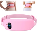 FSA HSA Eligible 휴대용 난방 패드 Cramps, 업그레이드 Cordless Electric Period Fast Heating Pad for Back Pain Relief Menstrual Belt 6 Heat 6 Massage Modes Gifts for Women Girls 그녀의 여자 친구 핑크