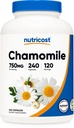 Nutricost Chamomile 750mg, 240 채식 캡슐, 120 서빙 - Non-GMO, 글루텐 무료