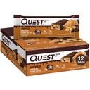 Quest Nutrition Dipped Chocolate Peanut Butter Protein Bar, 18g Protein, 1g Sugar, 3g Net Carbs, 글루텐 무료, 12 개