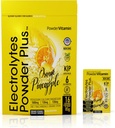 PowderVitamin Electrolytes Powder Plus, Keto, Orange Pineapple, Sugar Free, Pink Himalayan Salt, 1000mg 칼륨, 120mg 칼슘, 120mg 마그네슘, 비 GMO, Zero Calories, (16 Hydration Packets)