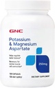 GNC 칼륨과 마그네슘은 250mg 보충교재, 물 균형, 120의 서빙을 통제하는 것을 돕습니다