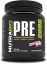 NutraBio PRE 운동 분말 - 오래된 공식 - 지속 에너지, 정신 초점, 내구력 - Beta Alanine, Creatine, Caffeine, Electrolytes - 20 서빙 - Dragonfruit Candy