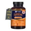 Black Pepper & Ginger가있는 Turmeric 2280mg (고 강도) - 180 Vegan Turmeric 캡슐 활성 성분 Curcumin I UK Prowise Healthcare
