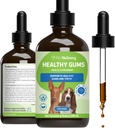 개를위한 애완 동물 웰빙 건강한 Gums - Gums 및 치과 건강, 구강 케어, 건강한 호흡, 코엔자임 Q10, 산화 아연, Calendula, Marshmallow 뿌리 - 수의학 공식 홀리스틱 Topical 4 oz (118 ml)